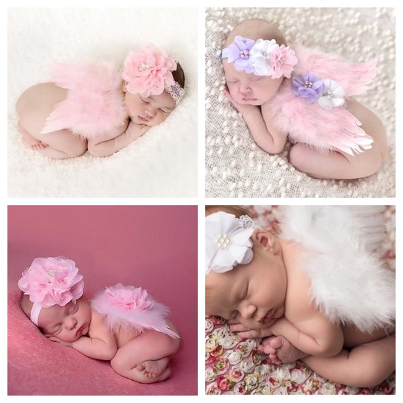 baby wings and headbands
